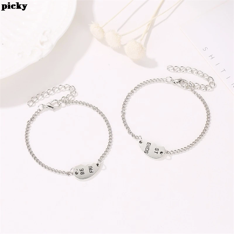 2 шт./компл. Браслет Лучший Друг для женщин и мужчин Bff браслеты Набор дружбы