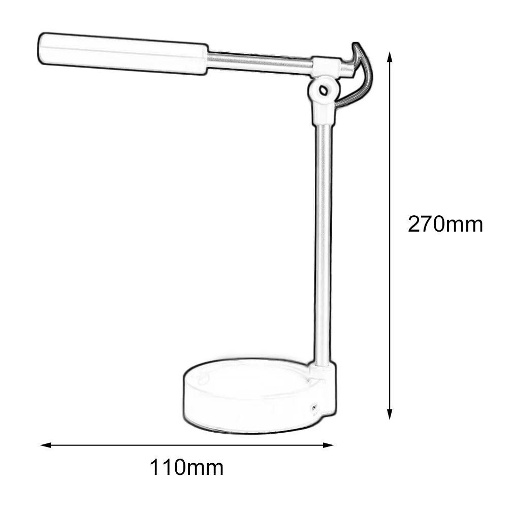 

USB Rechargeable Reading LED Light Lamp Clip Holder Bedroom Students Eye Protective Desk Lamp Soft Reading Light