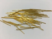 100 pcs pal75 j1 durable brass spring test probe household metal spring test probe sleeve length 33 35mm spring test probe