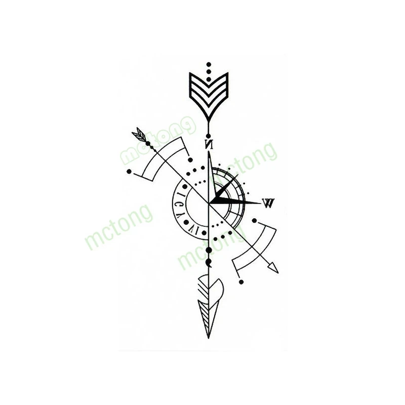 Водонепроницаемые Временные татуировки наклейка s God cross wing tatto Tatuajes Hand Tatouage Body flash