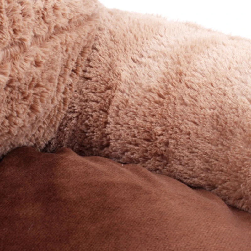 Зимняя Теплая Флисовая кровать для собак и кошек круглые кровати маленьких