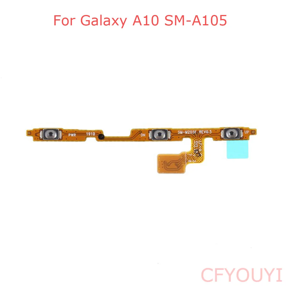 Для Samsung Galaxy A10 A105 A105F кнопки питания и громкости Боковая кнопка гибкий кабель