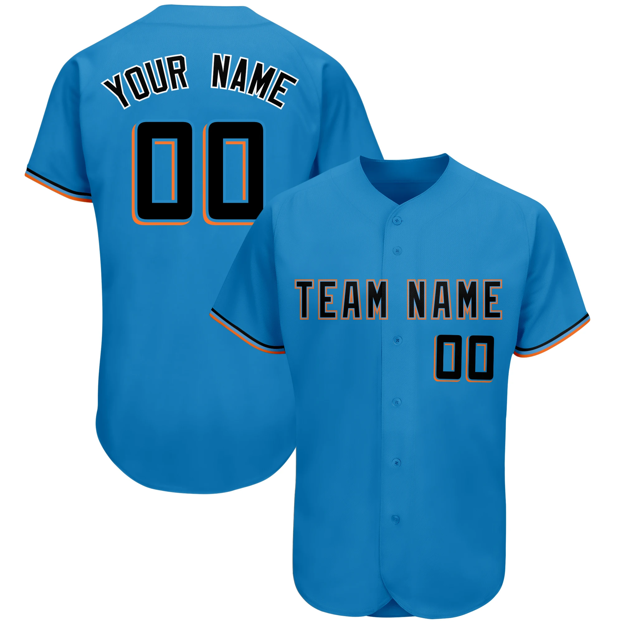 

Top Quality Baseball Jersey Sew Your/Team Name/Number Customized Active Short-sleeve V-neck Soft Hip Hop Shirts for Adults/Youth