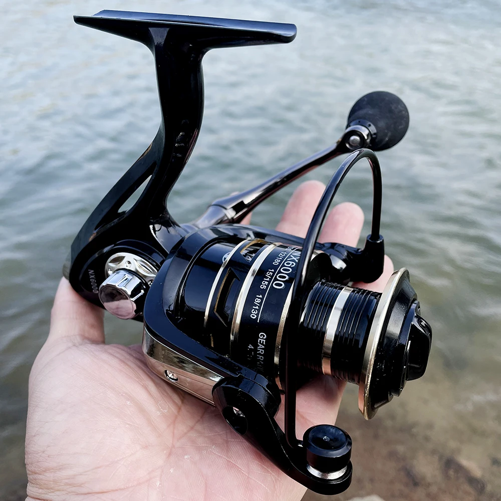

GHOTDA Super Drag Force 8-10kg Fishing Reel High-Quality Spool Saltwater Bass 5.2:1/4.7:1 High-Speed Ratio Wheel