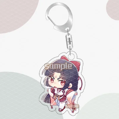 Аниме акриловый брелок Onmyoji Sakro devсоответствующие indrah aсура Suzuka Gozen косплей