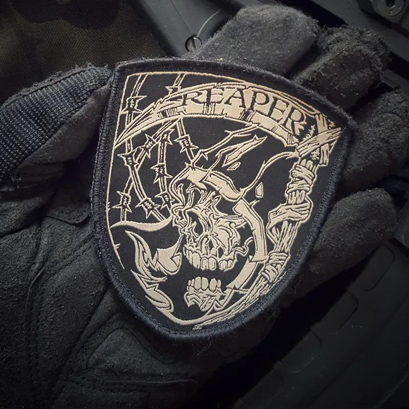 

Chieftain/Long Life Reaper Armband Tactical Velcro Chapter Army Fan Embroidery Armband Accessories Chapter Embroidery Patch