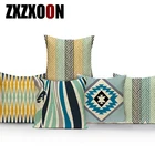 Декоративный чехол-подушка в скандинавском стиле, квадратная Геометрическая искусственная подушка для дивана, дома и автомобиля