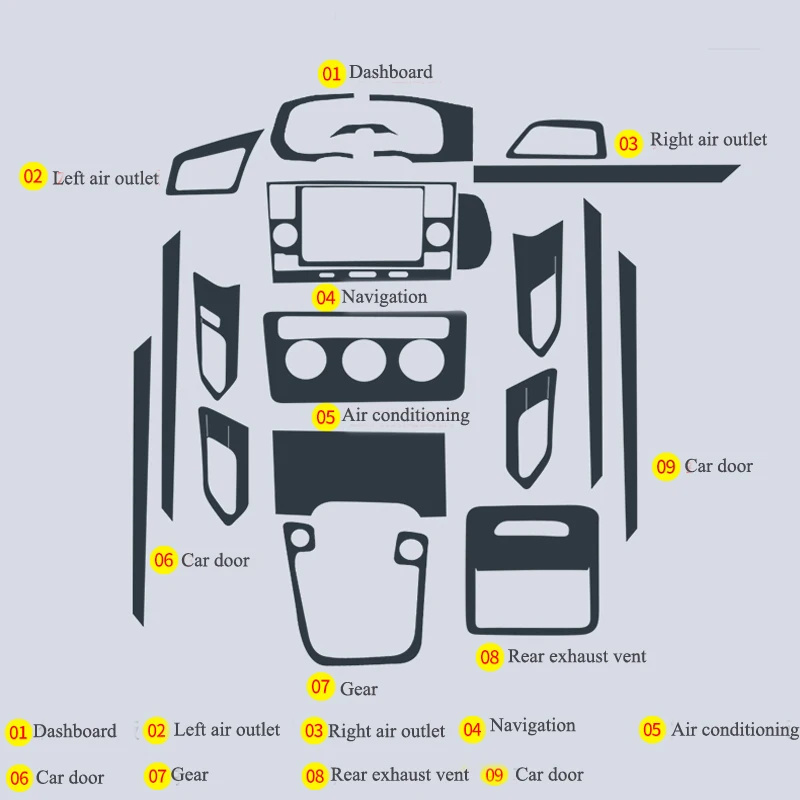 Пленка для ремонта салона автомобиля прозрачная невидимая защитная пленка из