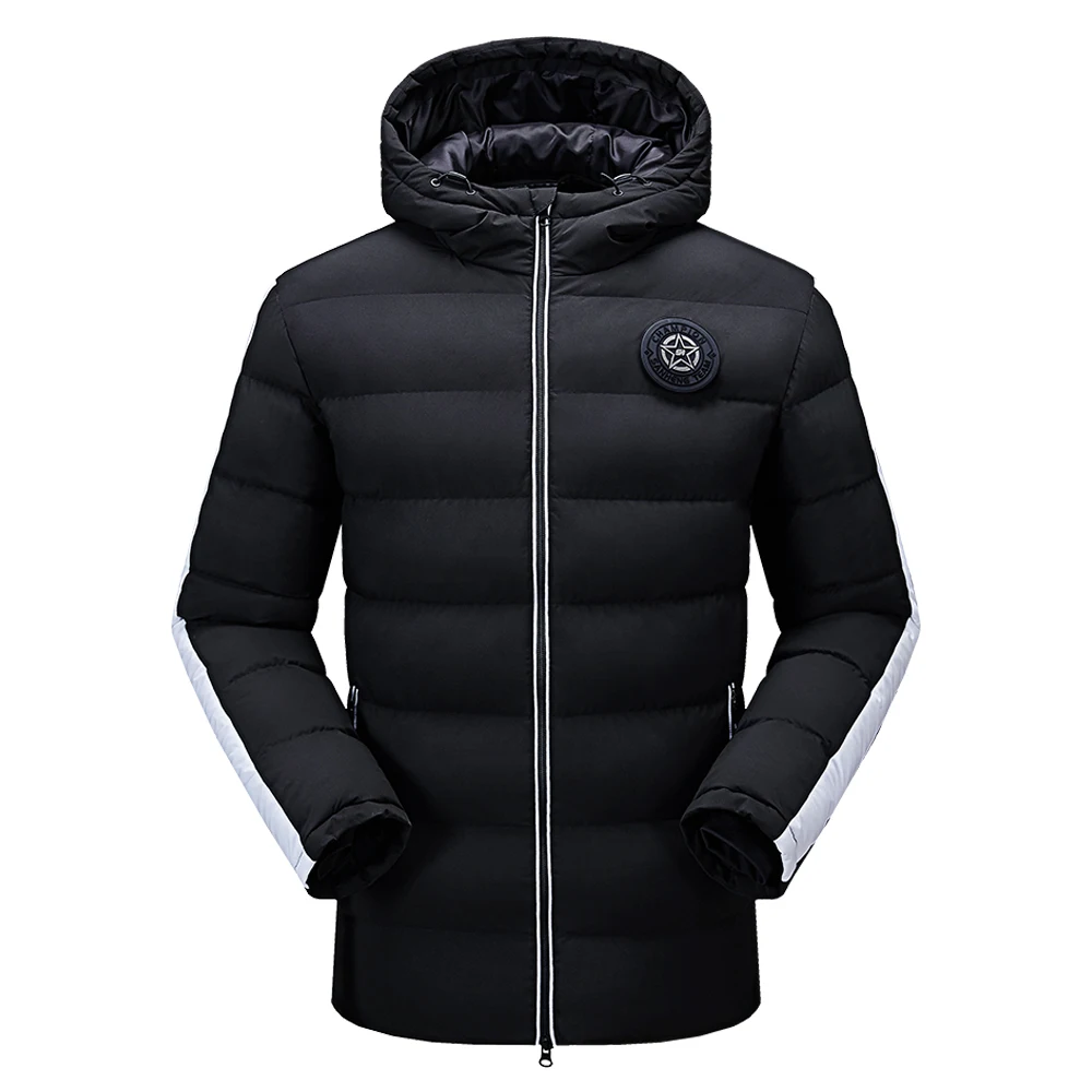 SANHENG Brand Winter Jacket Men Cotton Thick Jacket Long Sleeve Outerwear Clothing Warm Coat INS Sanhengsports 703