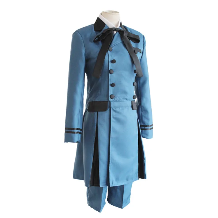 Anime Black Butler Kuroshitsuji Ciel Phantomhive Cosplay Costume Sebasti Aristocrat Emboitement Halloween |