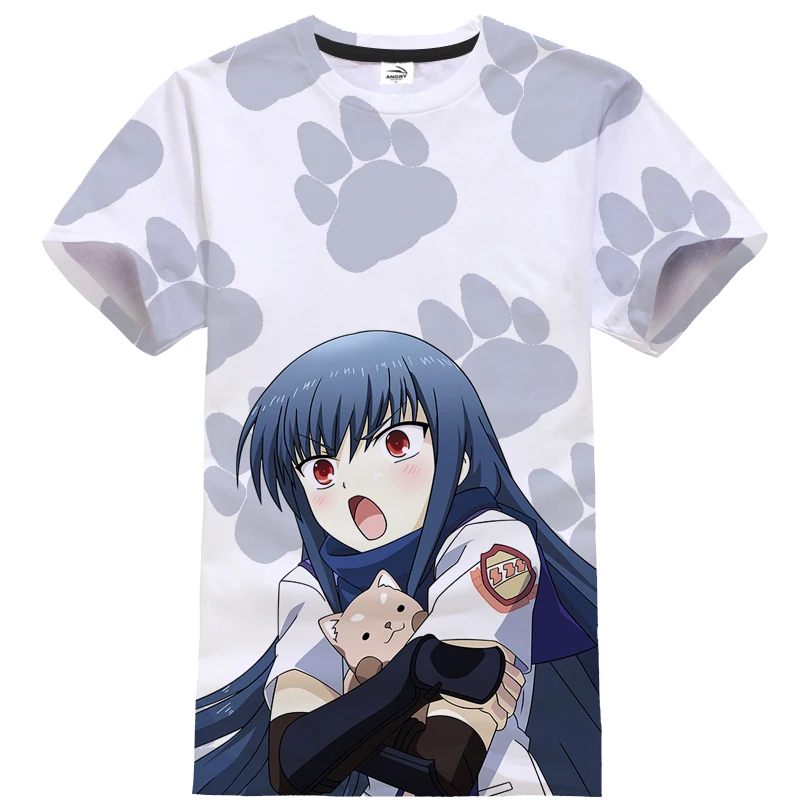 

2021 new summer 3D printing T-shirt anime cosplay streetwear men's and women's fashion T-shirt kawaii girl pattern T-shirt hip-h