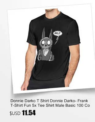 Футболка Donnie Darko, футболка Donnie Darko, забавная Футболка с принтом, 6xl, летняя мужская футболка с коротким рукавом, 100 хлопок