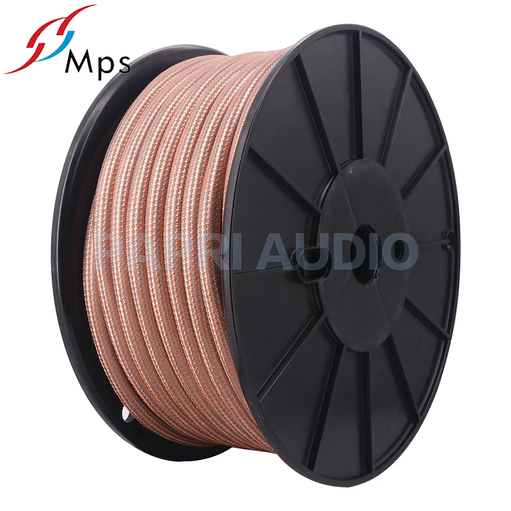 

HIFI MPS E-330MK2 99.99997%OFC+ Silver Plated speaker wire audio cable Speaker audio cable for Hifi amplifier cable line
