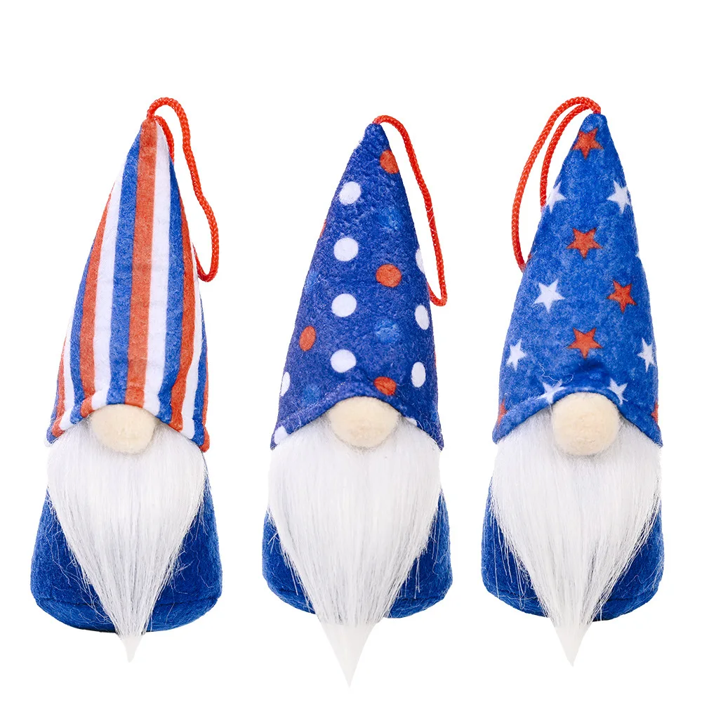 

American Independence Day Doll Pendant Plush Doll Holiday Decorations American Independence Day Gifts Doll