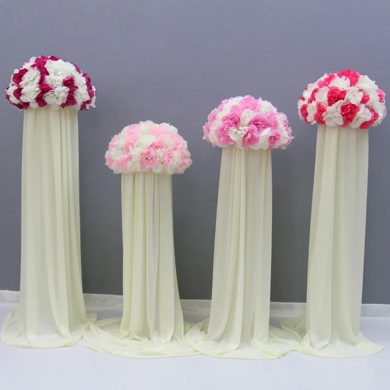 Новинка недорогой цветочный шар римская колонна дорожный свинцовый Фотофон для