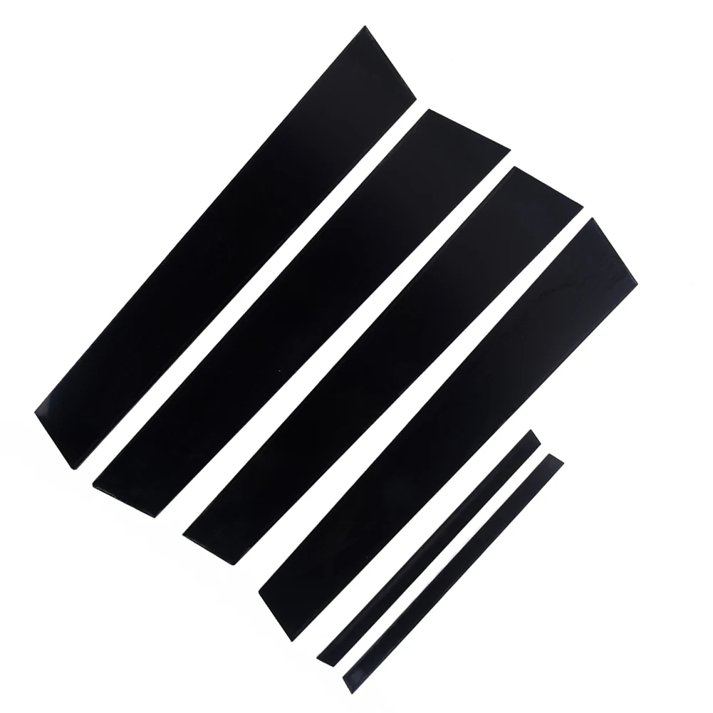 6 шт. покрытие для автомобильных стекол черный зеркальный эффект Honda Civic 2006