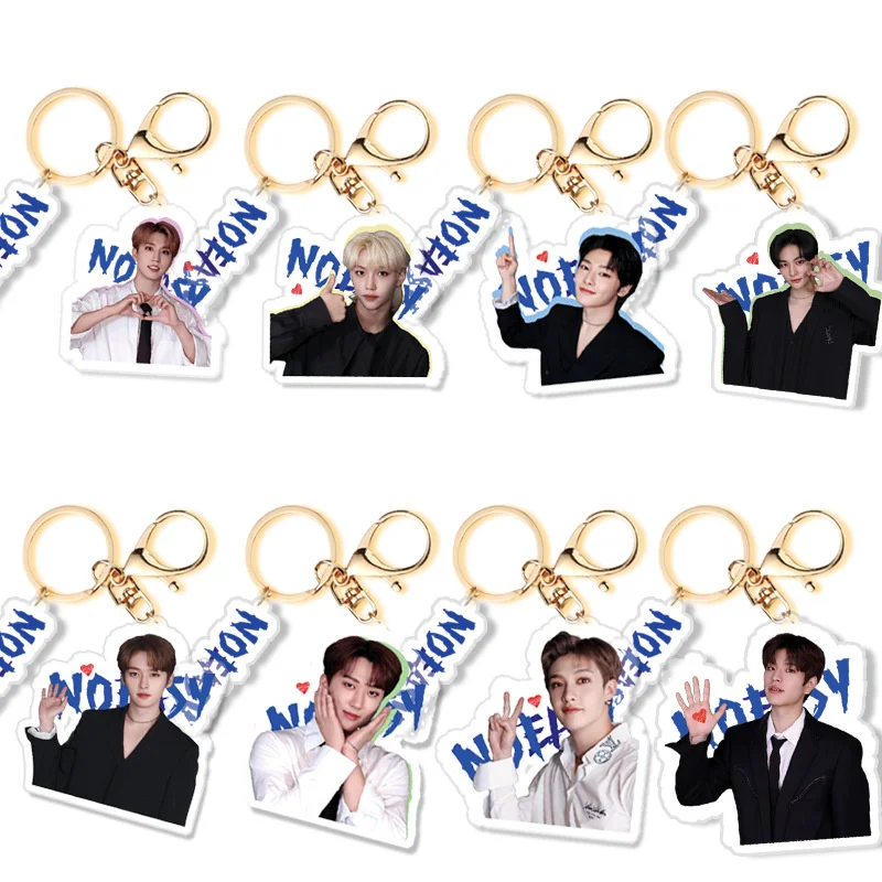 

KPOP Stray Kids Acrylic Keychain Keyring Key Pendant K-POP StrayKids Fan favorites New Korea Group Thank You Card