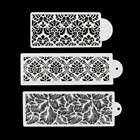 Пластиковая фотоформа сделай сам в богемном стиле, форма для печати помадки, полый шаблон для украшения краев свадебного торта, инструменты для выпечки