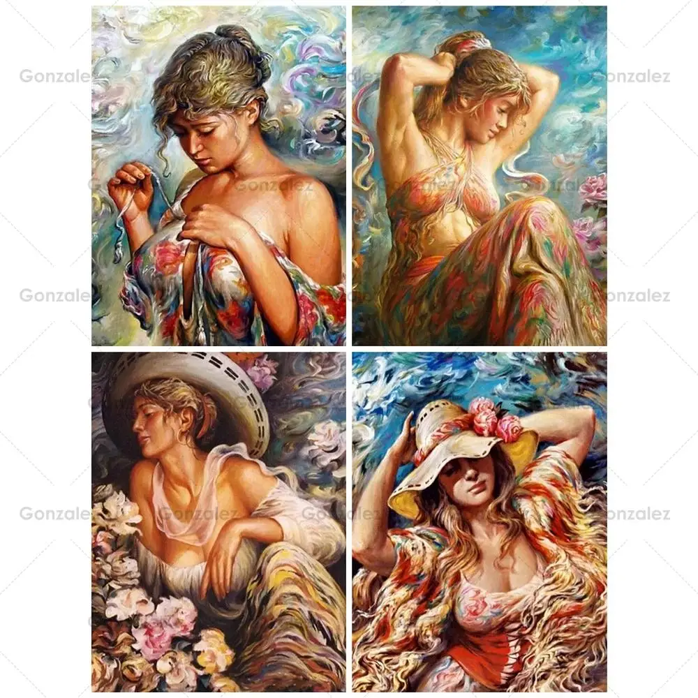 

5D Diy Diamond Painting Portrait Embroidery Rhinestones Pictures Mosaic Cross Stitch Kits Home Wall Art Decoration Gifts Crafts