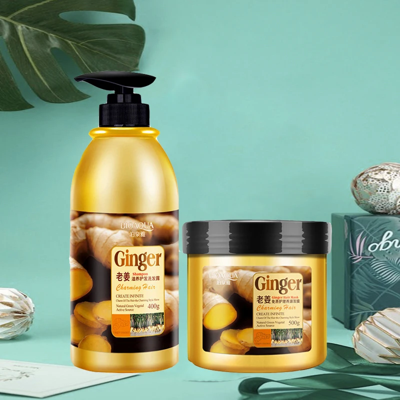 

Old Ginger Shampoo Conditioner Deep Moisturizing Cleaning Treatment Anti Dandruff Oil Control Nourish Refreshing Hair Care