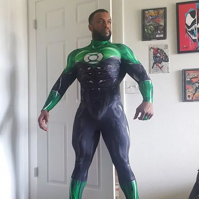 

Halloween Men New Green Lantern Cosplay Costumes Adults Kids Superhero Zentai Adult Kids Bodysuit