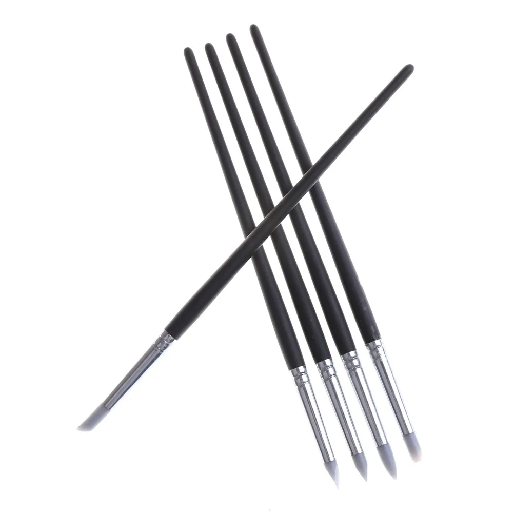 5 шт. силиконовая ручка для резьбы по глине|Инструменты изготовления керамики| |