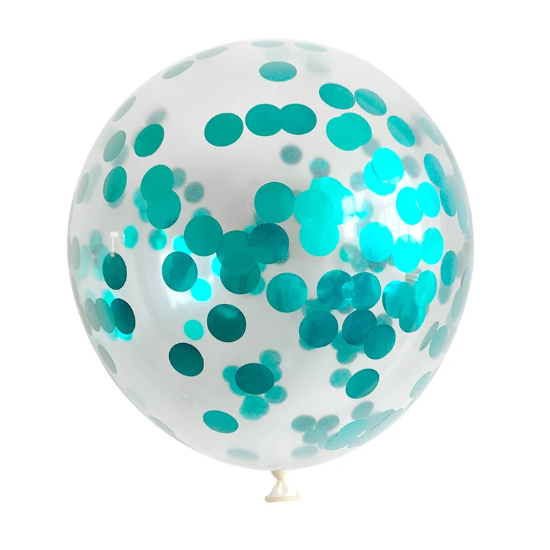 Латексные воздушные шары с конфетти 10 шт