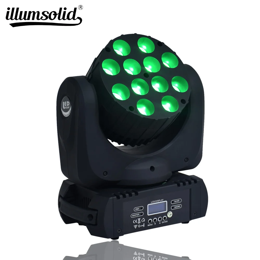 12X12W движущаяся головка Led Dmx сценический светильник Профессиональный Dj