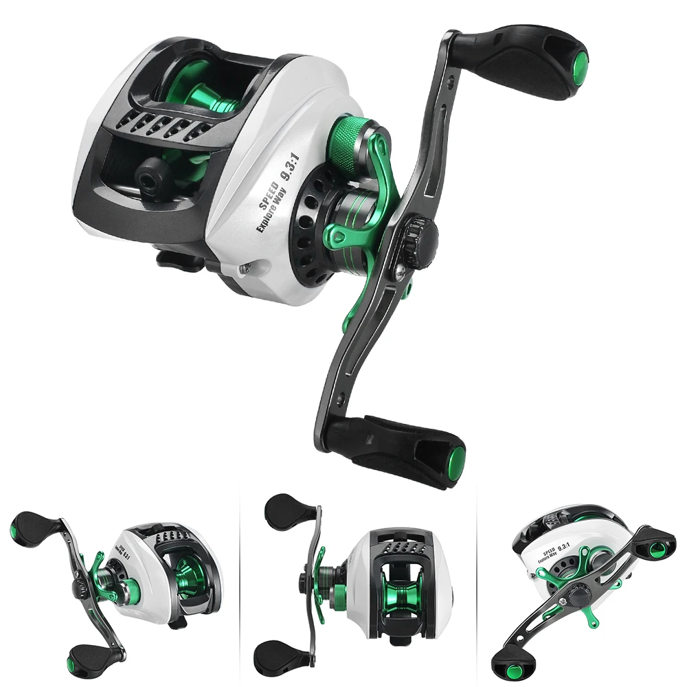 Lixada 10 + 1 шарикоподшипники Рыболовная катушка для заброса приманки легкая