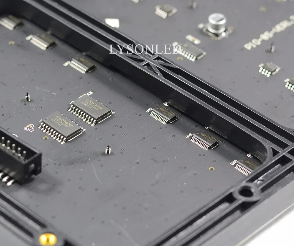 Полноцветный светодиодный дисплей P10 для помещений модульный 320x160 мм модуль