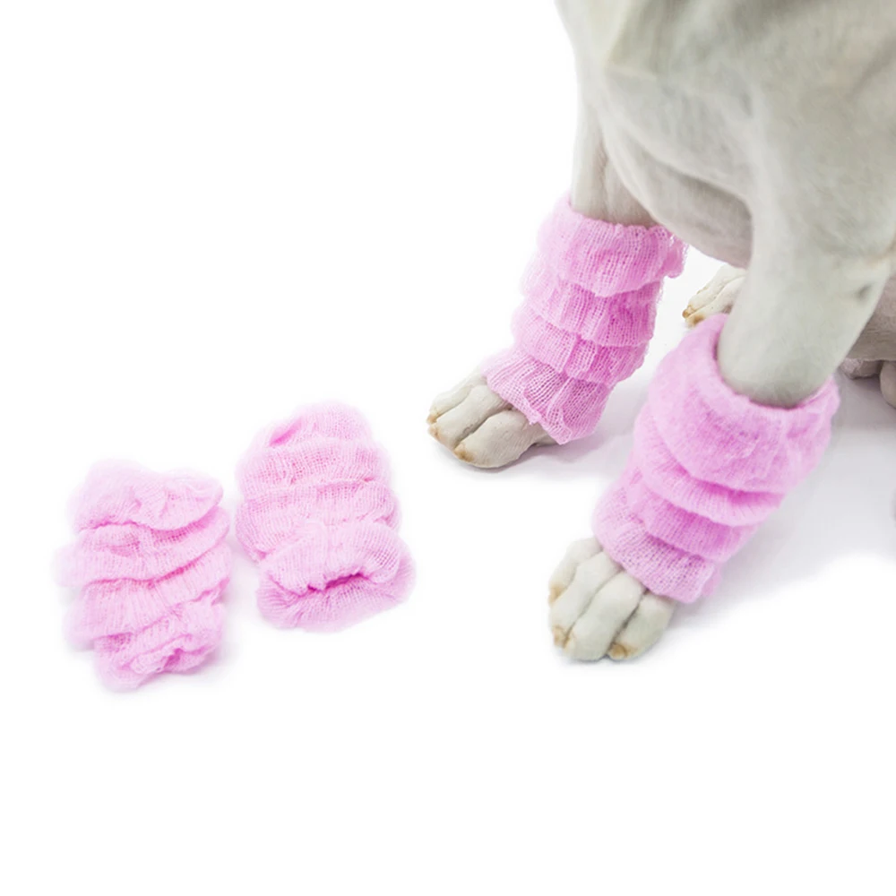 Pet Cat Dogs Knee Pad Winter Leg Protectors Puppy Cotton Warm Warmer Socks | Дом и сад