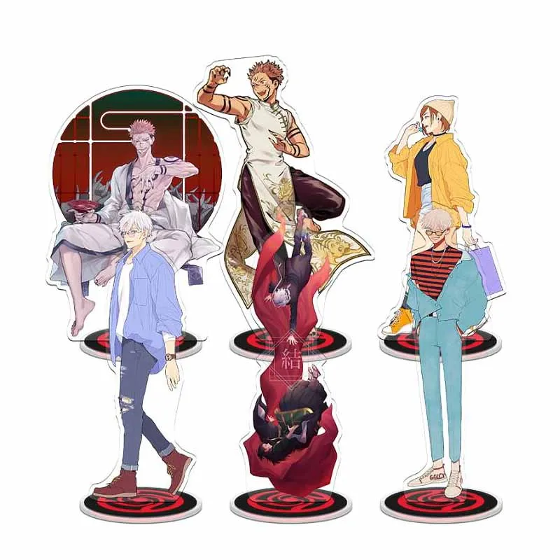 

Jujutsu Kaisen Itadori Yuji Gojo Satoru Acrylic standing card painting around the animation two-dimensional anime figures Stand