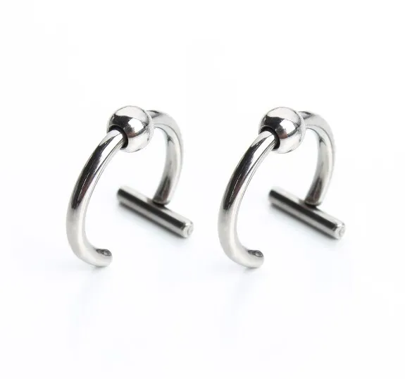 10 шт. 11 мм штанга из нержавеющей стали для бровей губ носа пирсинг серьги-гвоздики