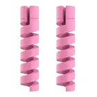 2 шт., защитный Спиральный USB-кабель для зарядки телефона