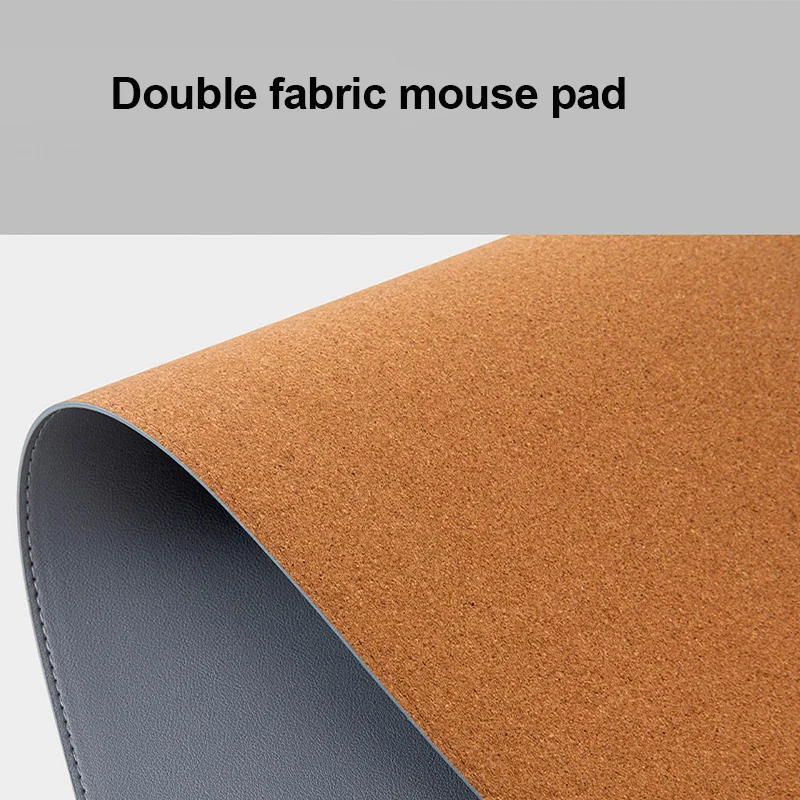 Коврик для мыши Xiaomi 800x400 большой кожаный из двух материалов с сенсорным экраном