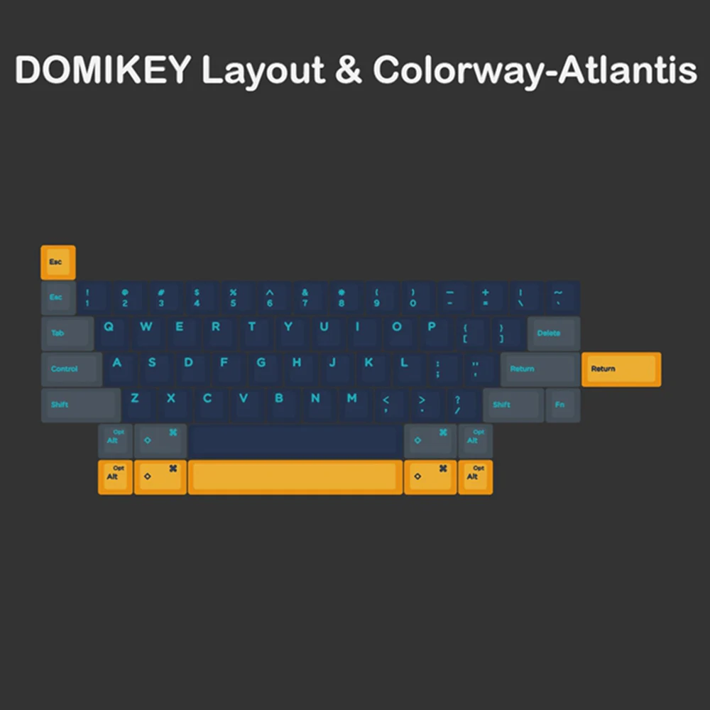 66 клавиш колпачки для ключей Hhkb Topre Clone статическая Емкость Клавиатура заменяемые
