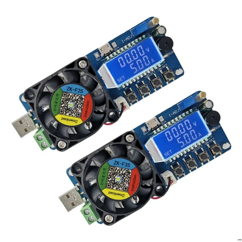 Электронная нагрузка USB Тестер нагрузки 35 Вт постоянный ток тестер емкости батареи