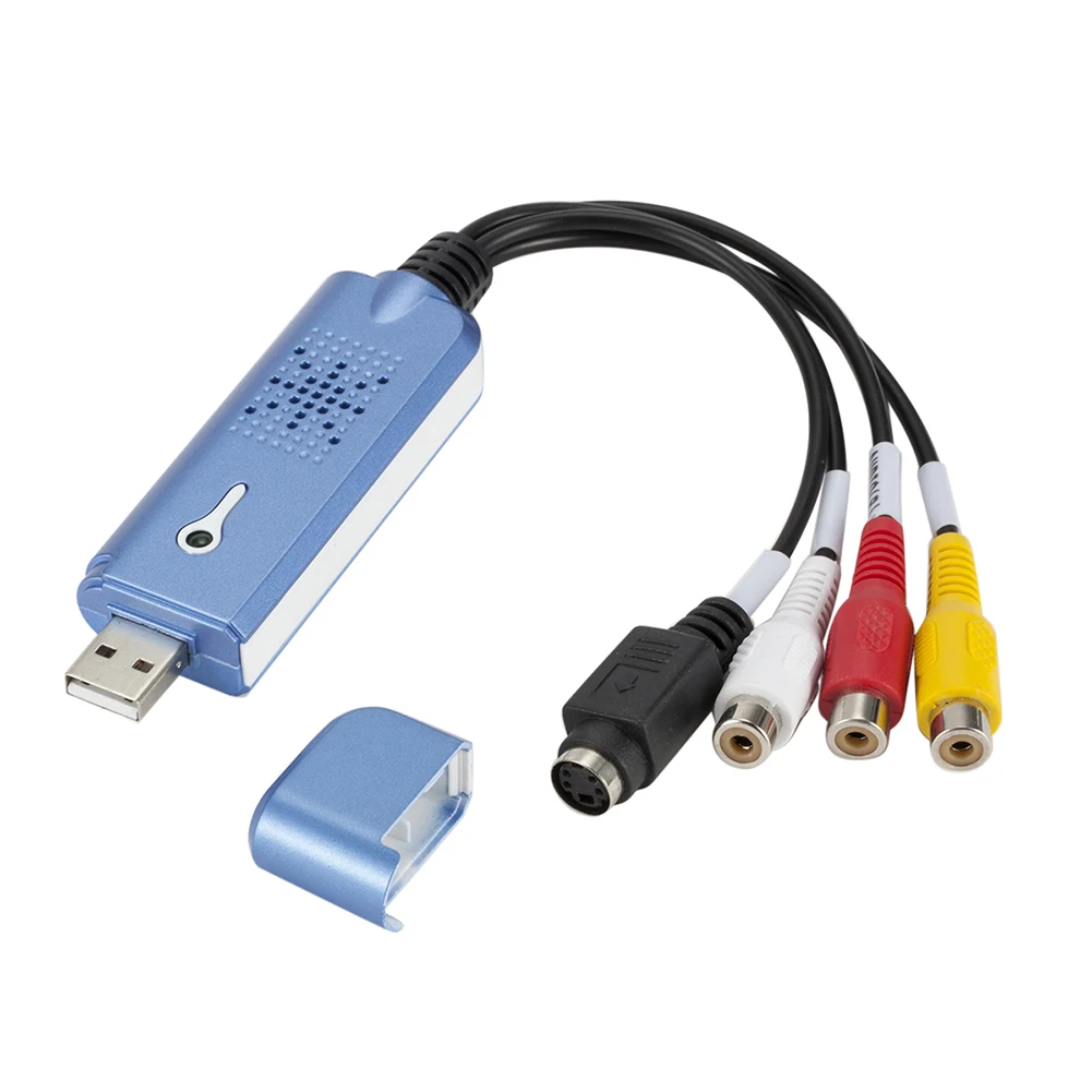USB2.0 карта захвата Видео ТВ DVD аудио 3 в 1 VHS на адаптер для WINDOW2000/XP SP2/Vista Высокое
