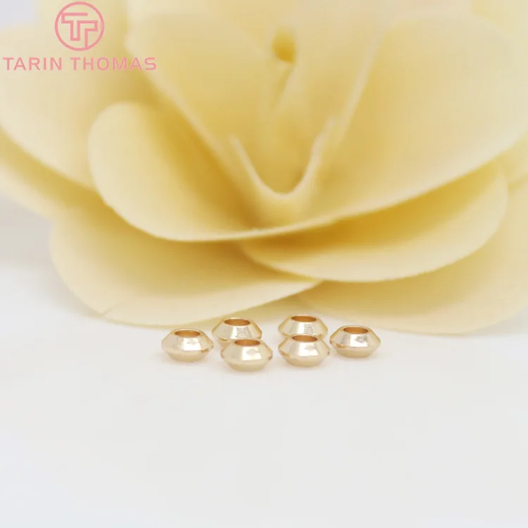 Аксессуары для изготовления ювелирных изделий цвет шампанского 20 шт. 5x2 5 мм 24