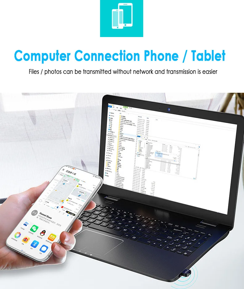 Новый USB Bluetooth адаптер 5 0 20 м дальность передачи для ноутбука/настольного ПК