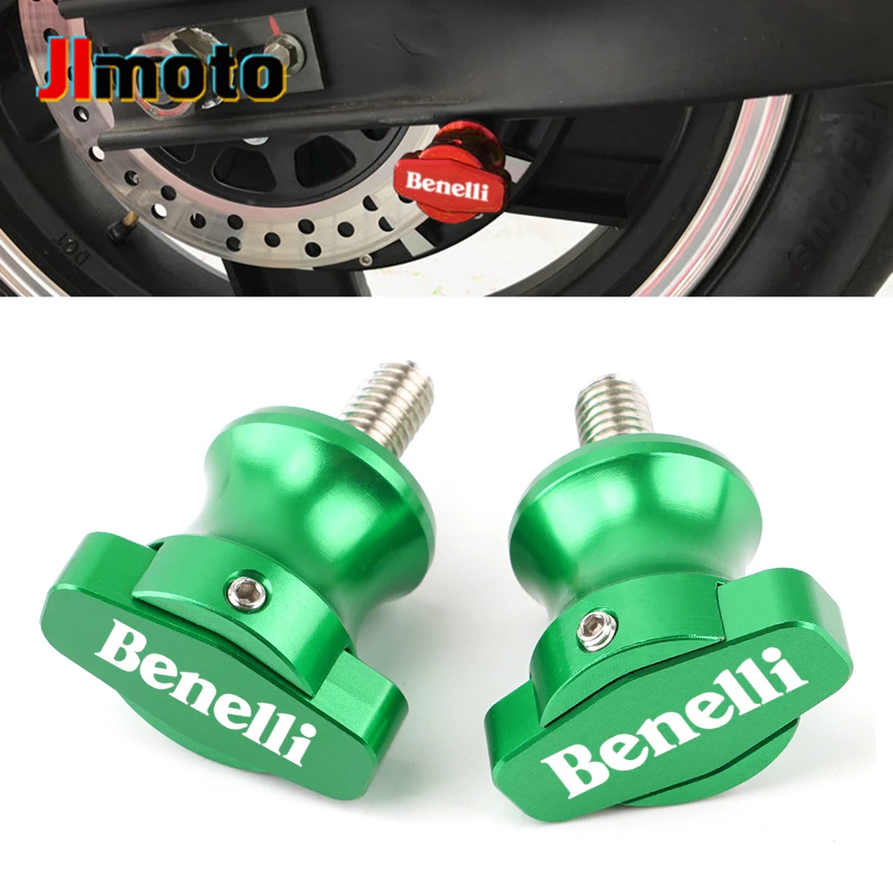

Universal 6mm Motorcycle CNC Swingarm Spools Slider Stand Screws for Benelli Leoncino 500 TRK 502 BJ600 BN500 TNT 300 302 600