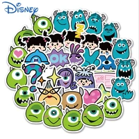 40pcs disney monsters inc stickers cute kawaii anime stickers comic laptop guitar pvc waterproof cartoon graffiti decal gift