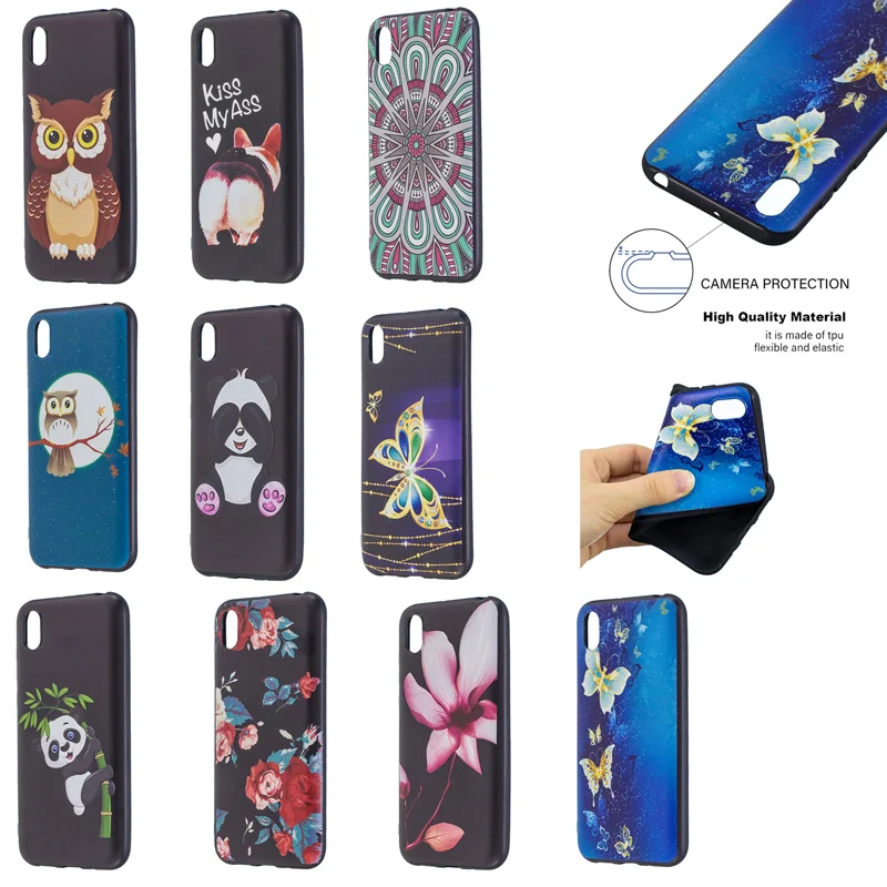 

3D Relief Case For Huawei Y7P Y6P Y5P Y7 Y6 Y5 Prime Pro 2019 2018 P40 P30 P20 P10 Pro Lite Mini 2017 P Smart Z Plus 2019 Cover