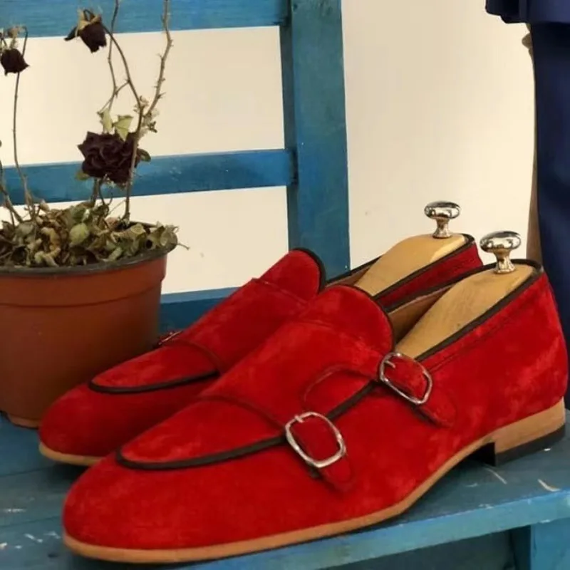 MRCAVE/Мужская обувь Кожаные оксфорды с двойным ремешком Классические модельные