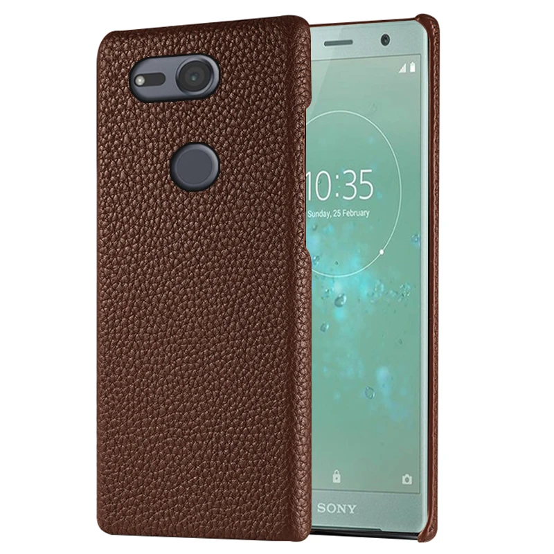 Кожаный чехол для телефона Sony Xperia X Z Z2 Z3 Z4 Z5 XZ2 XZ4 Compact XA XA1 XA2 Ultra XZ1 XZ Premium 5 8 10 Plus