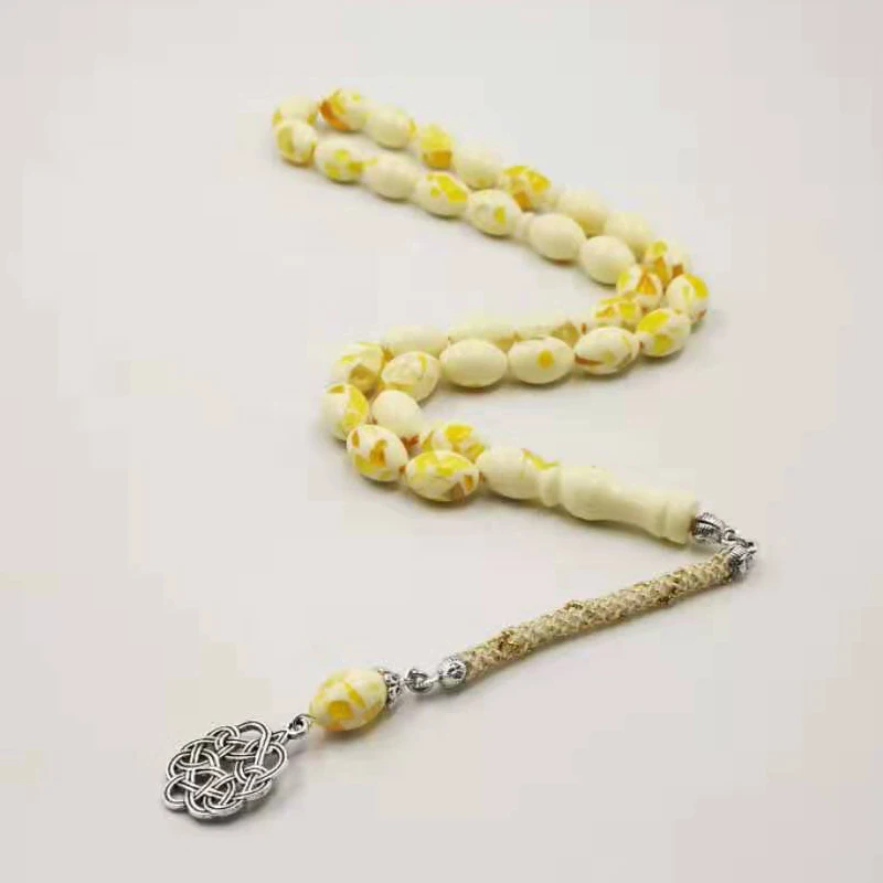 Man's tasbih 33 45 66 99 beads Resin bracelet Gift for muslim special Trabzon tassel islamic Misbaha | Украшения и аксессуары