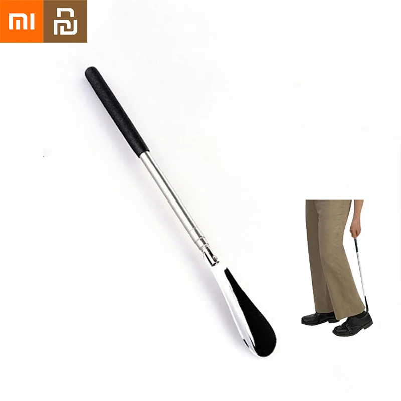 

NEW2022 Xiaomi Youpin Long Handle Shoehorn Retractable Stainless Steel Metal Shoe Extractor Lengthen Practical Gift For Elders