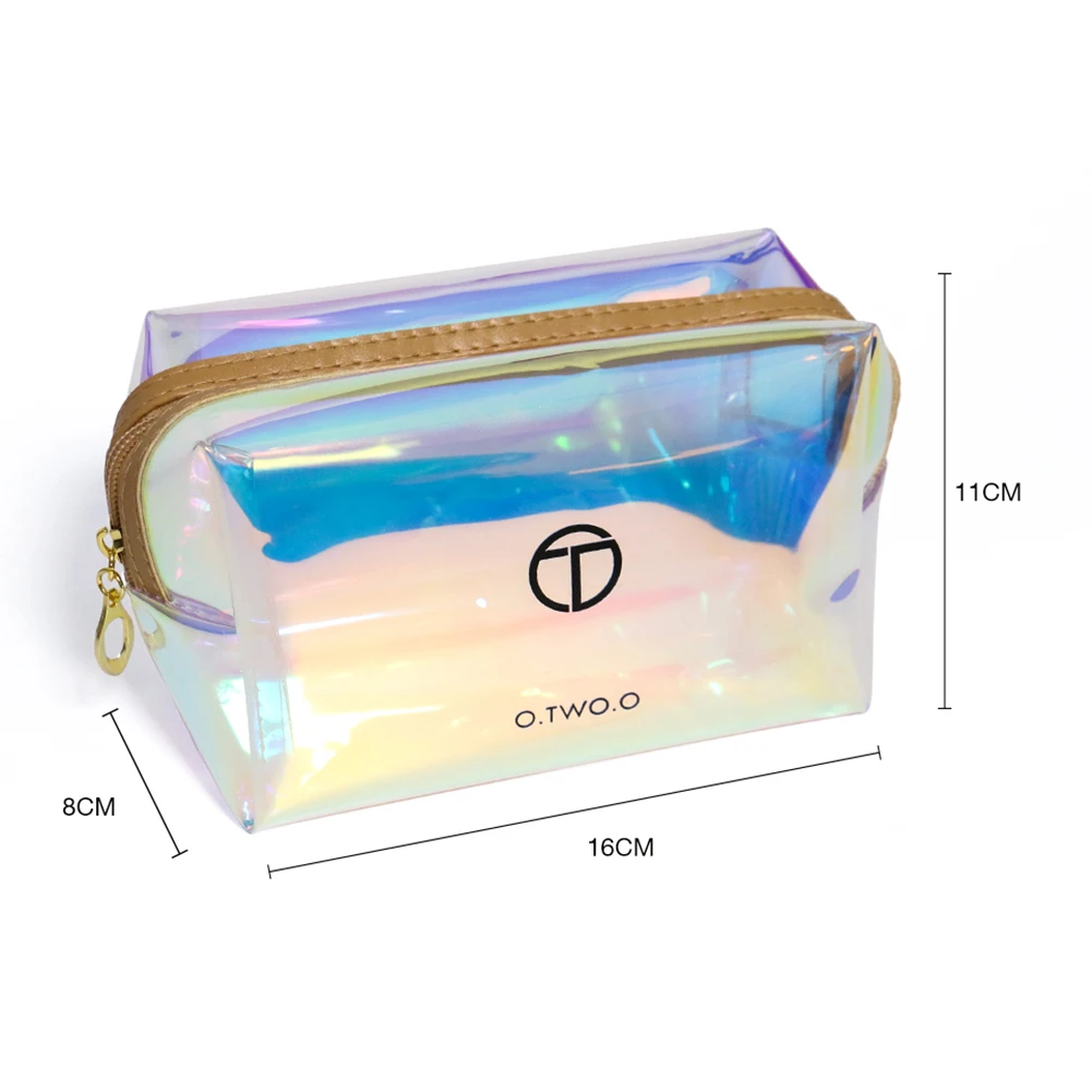 

Girl Clear Cosmetic Bag PVC Transparent Makeup Bag for Women Waterproof Zipper Beauty Case Travel Toiletry Bags Fast delivery