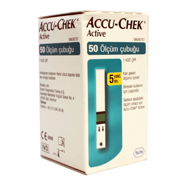 Глюкометр Accu-Chek Active тест-полоски для диабетиков 50 шт. + ланцетов ухода за