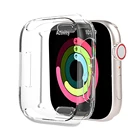Силиконовый защитный чехол для Apple watch, Прозрачный чехол для iwatch series 7 6 5 4 3 2 SE, 45 мм 41 мм 44 мм 42 мм 40 мм 38 мм